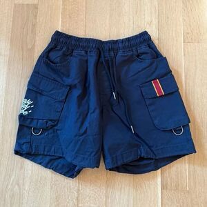 Navy Cargo Shorts for Men